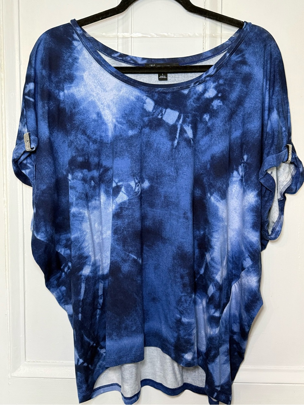 INC International Concepts Tie Dye Dolman Top - Large